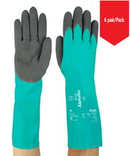 Load image into Gallery viewer, Ansell AlphaTec® 58-735 Nitrile Glove Coating Material Cut Resistant Gloves - 6Pr/Pk