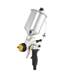 Apollo ECO 600cc Bleeder/Non-Bleeder Type Metal w/ Composite Handle Gravity Spray Gun - Silver (3M PPS Cup System not Included))