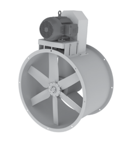 18" Tube Axial Paint Booth Fan w/ 2HP 575 Volts Three Phase Standard Motor