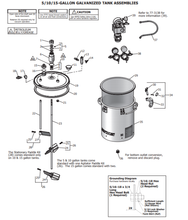 Load image into Gallery viewer, Binks 183G 5 Gallons ASME Galvanized Carbon Steel Pressure Tank - Single Regulated w/ Extra Sensitive Regulator &amp; 15:1 Gear Reduced Agitator