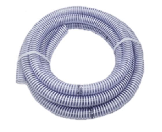 AG 3111 3/4”x 20’ PVC Clear/White Suction Hoses