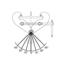 Load image into Gallery viewer, Tiger Lifting 3-tons Adjustable Beam Clamp  w/ Shackle BCS