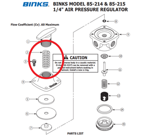 Binks 85-305 Spring