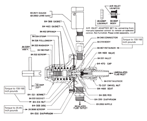 Binks 84-409 Stainless Fluid Regulator