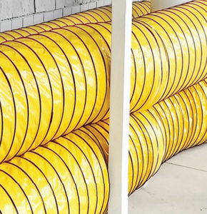 DUC-V-16 Ventilation Ducting 16" X 25' Yellow/Black