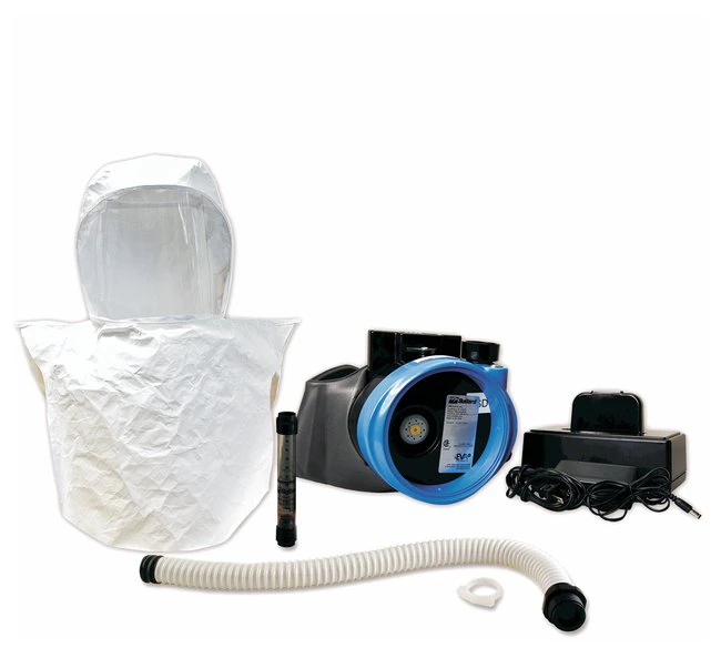 Bullard PAPR Systems w/ 20TICH Quick-Attach T-Series hood (Tychem® QC) & Decontamination Belt