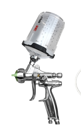 C.A Technologies CAT-X HVLP Premium Gravity Feed Spray Gun - Classic Clear (Fine Finish) Automotive - CAT Pack - PPS