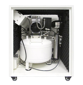 California Air Tools 8010DSPCAD  Ultra Quiet & Oil Free Air Compressor - Sound Proof  Cabinet w / Air Dyer & Auto Drain Valve