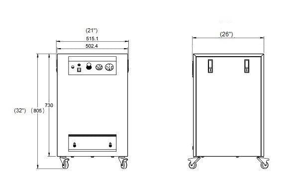 California Air Tools 8010DSPCAD  Ultra Quiet & Oil Free Air Compressor - Sound Proof  Cabinet w / Air Dyer & Auto Drain Valve
