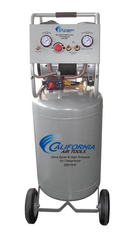 California Air Tools 20015HPAD Ultra Quiet & Oil Free Air Compressor w/ Auto Drain Valve