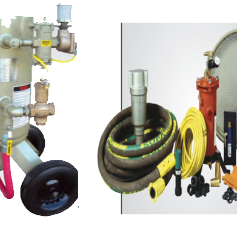 Clemco 23910 6 Cubic Foot Blast Machine Packages with 1-1/4” piping 24” diameter - Auto Quantum Valve with Abrasive Cut off Switch - SaFety Gear