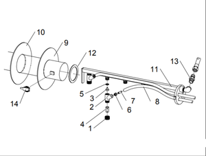 Clemco 12267 Housing Tumble Basket Gun