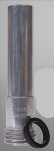 Clemco TXD Tungsten Carbide Lined Long Venturi Style Contractor Thread 1 ¼” inch Entry Metal Jacketed Sandblast Nozzle