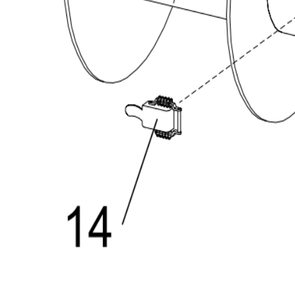 Clemco 12263 Spring Latch Assembly