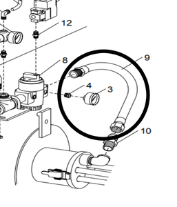 Clemco 22864 1" x 32" Coupled Hose Assembly