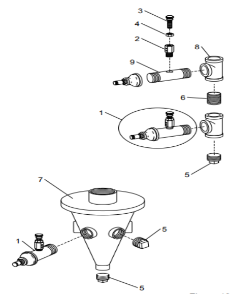 Clemco 12420 Lexan Metering Valve Assembly