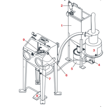 Load image into Gallery viewer, Clemco Pulsar-3D Suction Blast Cabinet