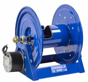 Motorized 1275 Series "Dual Hose" Hose Reel : 115V AC 1/2 HP EXP. Reversible AC Rectified (1/2" x 100')