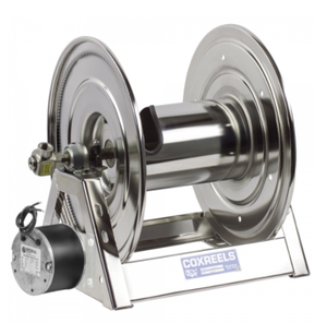 Motor Driven Stainless Steel Hose Reel - 3000 PSI - 1125 Series SP Finish