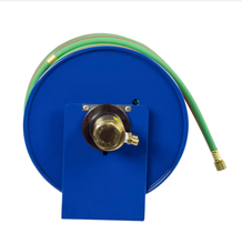 Load image into Gallery viewer, HandCrank Welding Hose Reels - 200 PSI - 1/4&quot; Hose Dia. x 200&#39; - w/ Hose