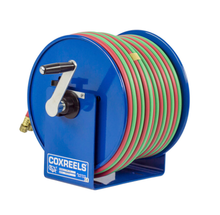 Load image into Gallery viewer, HandCrank Welding Hose Reels - 200 PSI - 1/4&quot; Hose Dia. x 200&#39; - w/ Hose