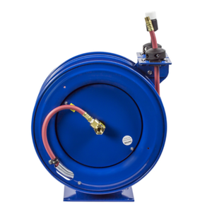 Spring Driven C Series "Combination" Hose Reel : Single Industrial Receptacle / 3/8" / 50 ft / 12 GA / 50 ft