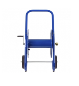 Hand Crank Dolly-Mount Hose Reels w/ Wheels - 4000psi 3/8" Hose Dia. 200' Length - w/out Hose