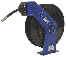 Load image into Gallery viewer, Graco SD20 Series Hose Reel w/ 3/8 in. X 50 ft. Hose - Grease - Truck/Bench Mount Metallic Blue