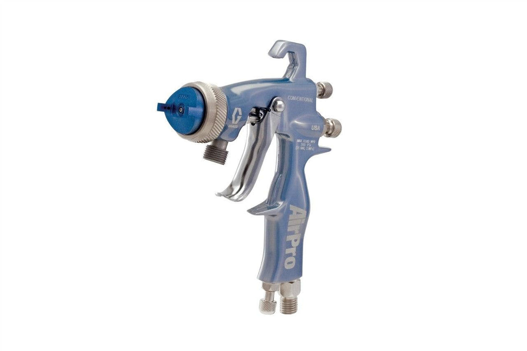 Graco AirPro Air Spray Pressure Feed Gun, Conventional, 0.110 inch (2.8 mm) Nozzle, for High Wear Applications