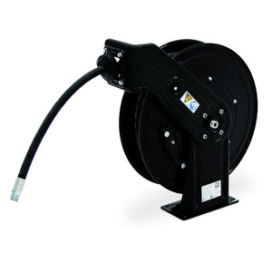 Graco SDX10 Series Spring-Rewind Hose Reel w/ 1/2"Inlet 3/8 in. X 50 ft. Hose - Air/Water/Antifreeze/WWS - Black (Overhead Mount)