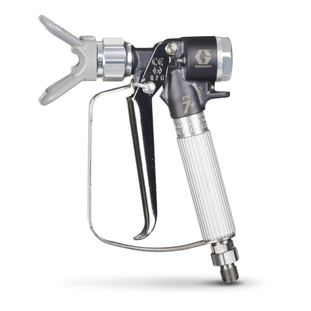 Graco XTR7+ Airless Spray Gun, Round Handle, 4-Finger Trigger, No Tip