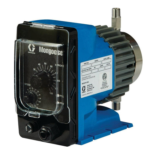 Graco Mongoose Stainless Steel Metering Electric Diaphragm Pump (240 VAC, 17 GDP, 250 PSI)