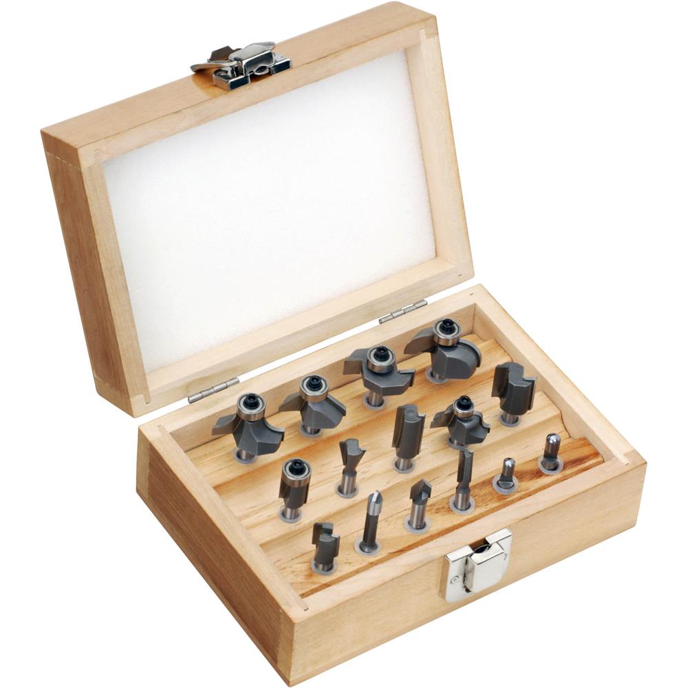 D1061 15 pc. Router Bit Set 1/4