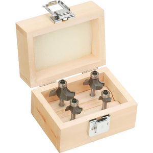 D1062 4 pc. Roundover Router Bit Set 1/4" Shank