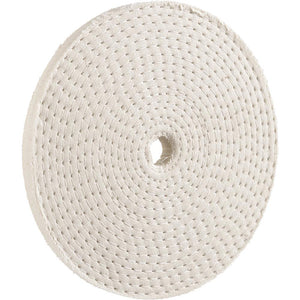 Woodstock Tools 5" x 40 Ply x 1/2" Spiral Sewn Buffing Wheel, 5000 RPM