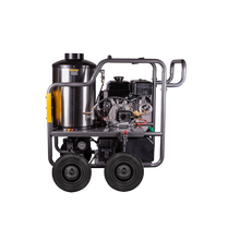 Load image into Gallery viewer, BE 4000 PSI @ 4.0 GPM DD Hot Water Pressure Washer (w/ Powerease 420 Engine &amp; AR Triplex Pump)