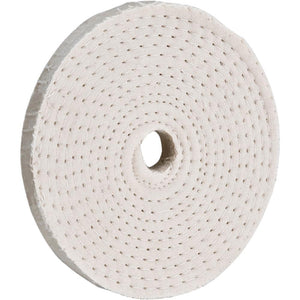 Woodstock Tools 4" x 40 Ply x 1/4" Spiral Sewn Buffing Wheel, 5000 RPM