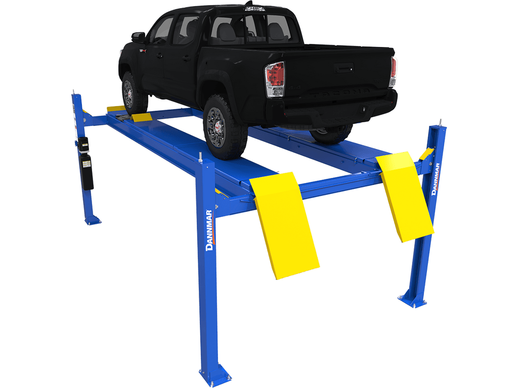 DANNMAR 5175318 D4-12A 12,000-lbs. Capacity Alignment Four-Post Lift w/ Slip Plates & Turnplates