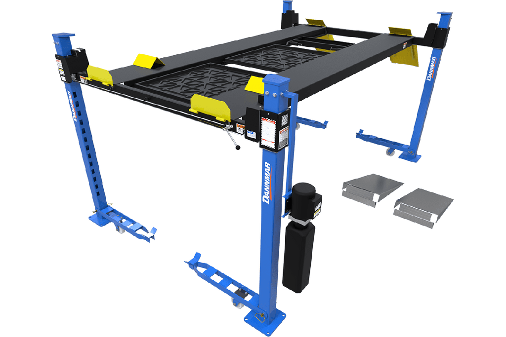 DANNMAR D4-9X Package - 9,000-lbs. Capacity Four-Post Vehicle Lift