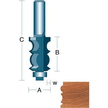 Load image into Gallery viewer, DC1384 Face Moulding 1/2&quot; Shank