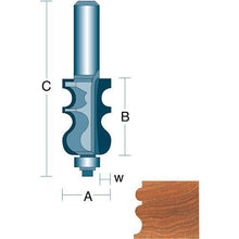 Load image into Gallery viewer, DC1385 Face Moulding 1/2&quot; Shank