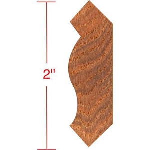 DC1523 2" Crown Moulding 1/2" Shank