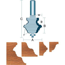 Load image into Gallery viewer, DC1791 Multiform Router Bit 1/2&quot; Shank