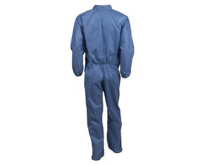 Kimberly Clark Kleenguard A20 Breathable Particle Protection Coveralls - Zipper Front, Elastic Back, Wrists & Ankles - Blue - Large - 24 Each Case