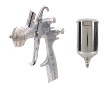 Load image into Gallery viewer, Devilbiss 905162 FLG Pressure Feed HVLP Gun Kit w/ 1L Aluminum Pressure Cup