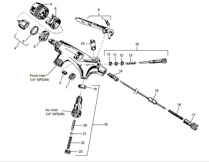 Devilbiss EGA  O-Ring (Kit of 10)