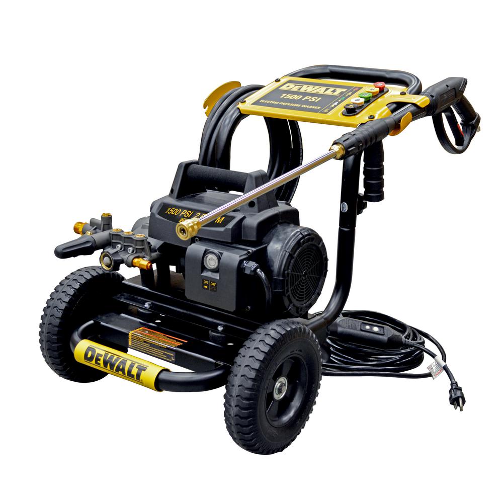 DeWALT Commercial Electric - Cold Water Pressure Washer - 1500 PSI @ 2.0 GPM - Industrial Triplex Pump