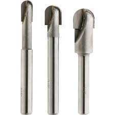 Grizzly Industrial Router Bit 3 Pc. Set for Sign Making, 1/4