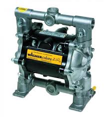 Wagner Liquid  Zip 52 Aluminum Body - PTFE Diaphragm - Stainless Steel Valve Seat - Stainless Steel  Valve Ball - Low Pressure Double Diaphragm Pump - Bare Unit