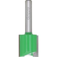 Grizzly Industrial Double Fluted Straight Bit, 1/4